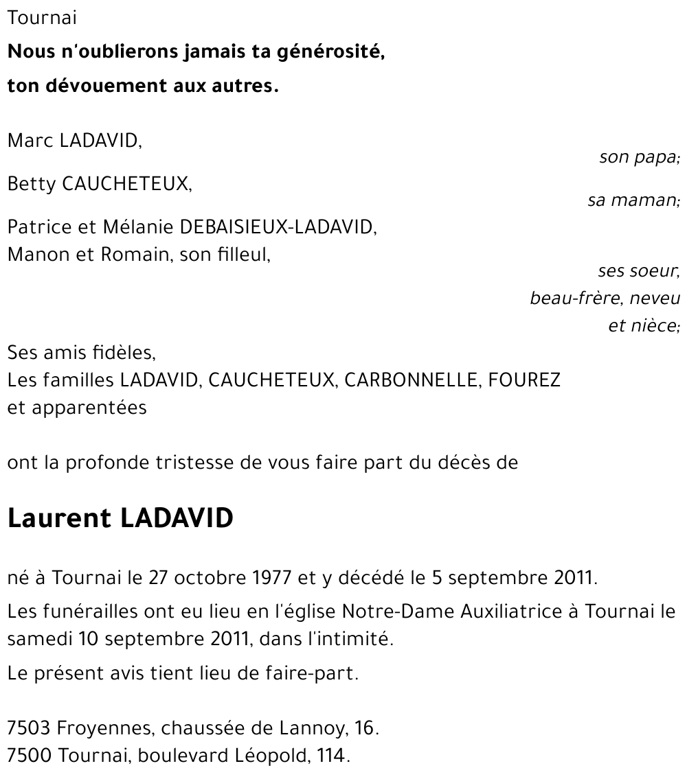 Laurent LADAVID