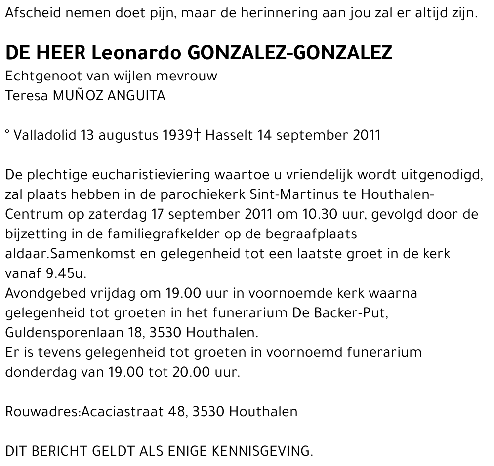 Leonardo GONZALEZ-GONZALEZ