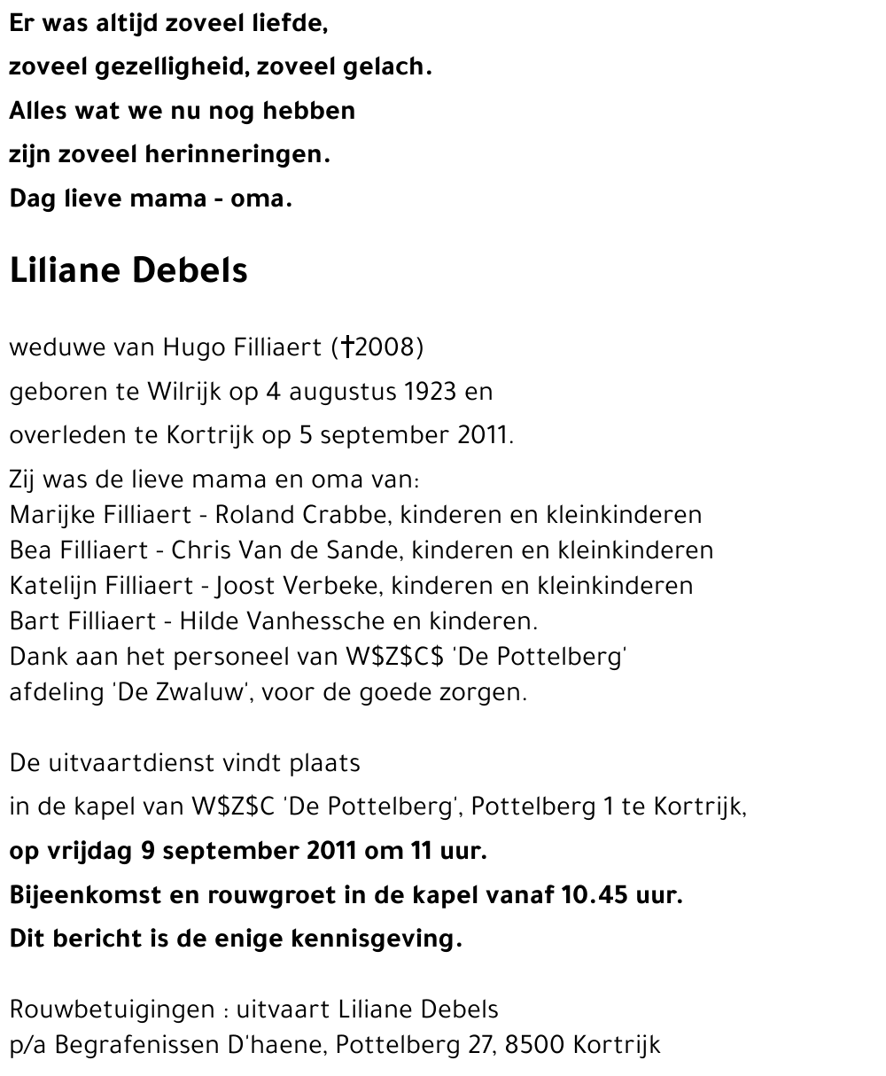 Liliane Debels