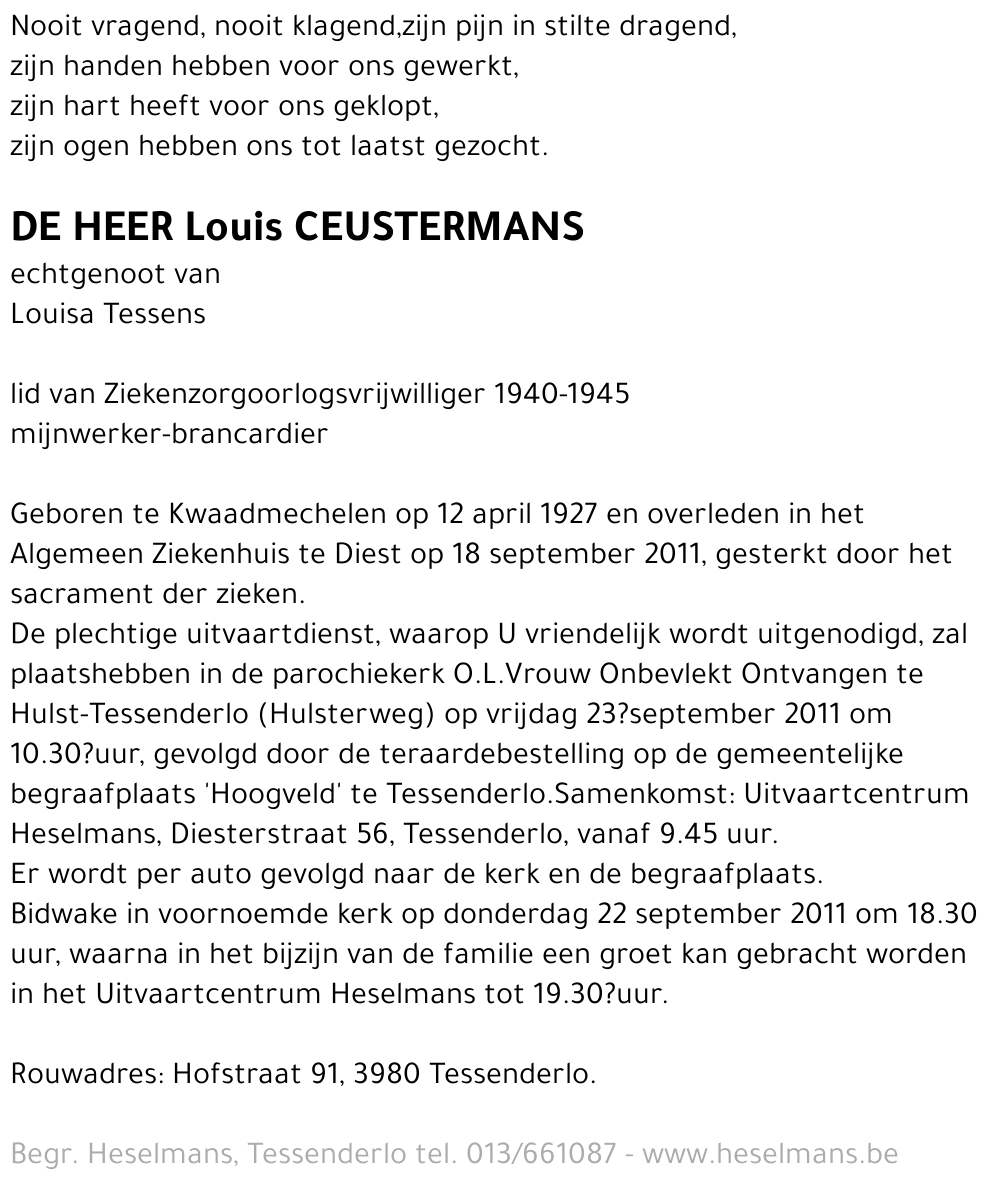 Louis Ceustermans