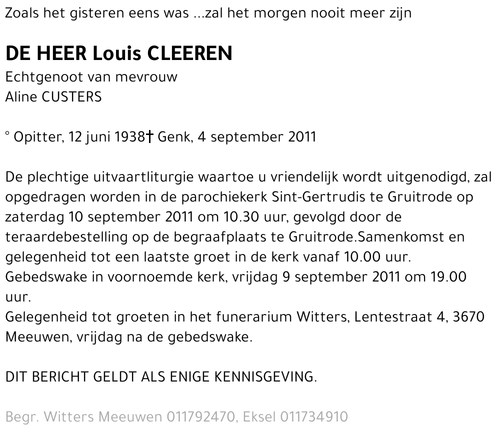 Louis Cleeren