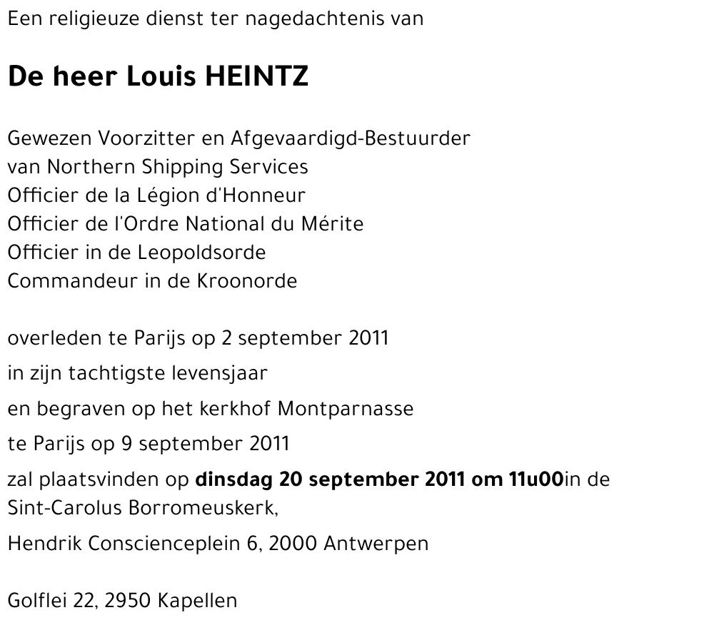 Louis HEINTZ
