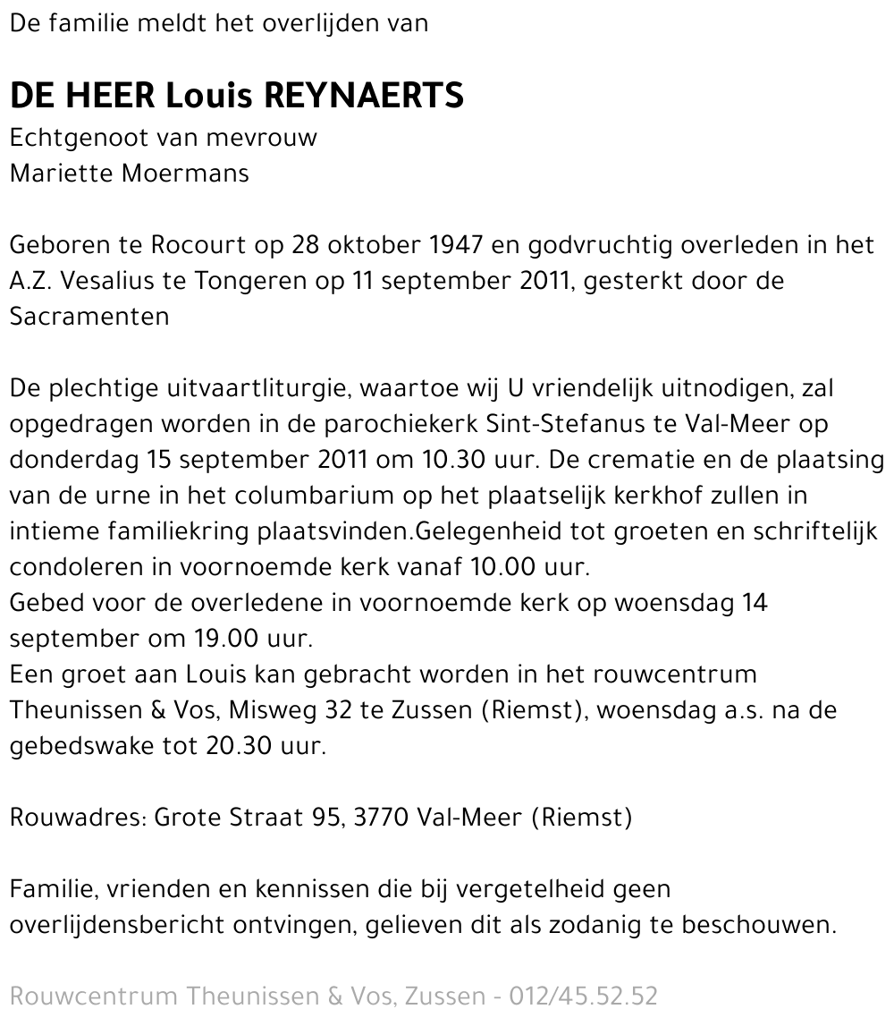 Louis Reynaerts