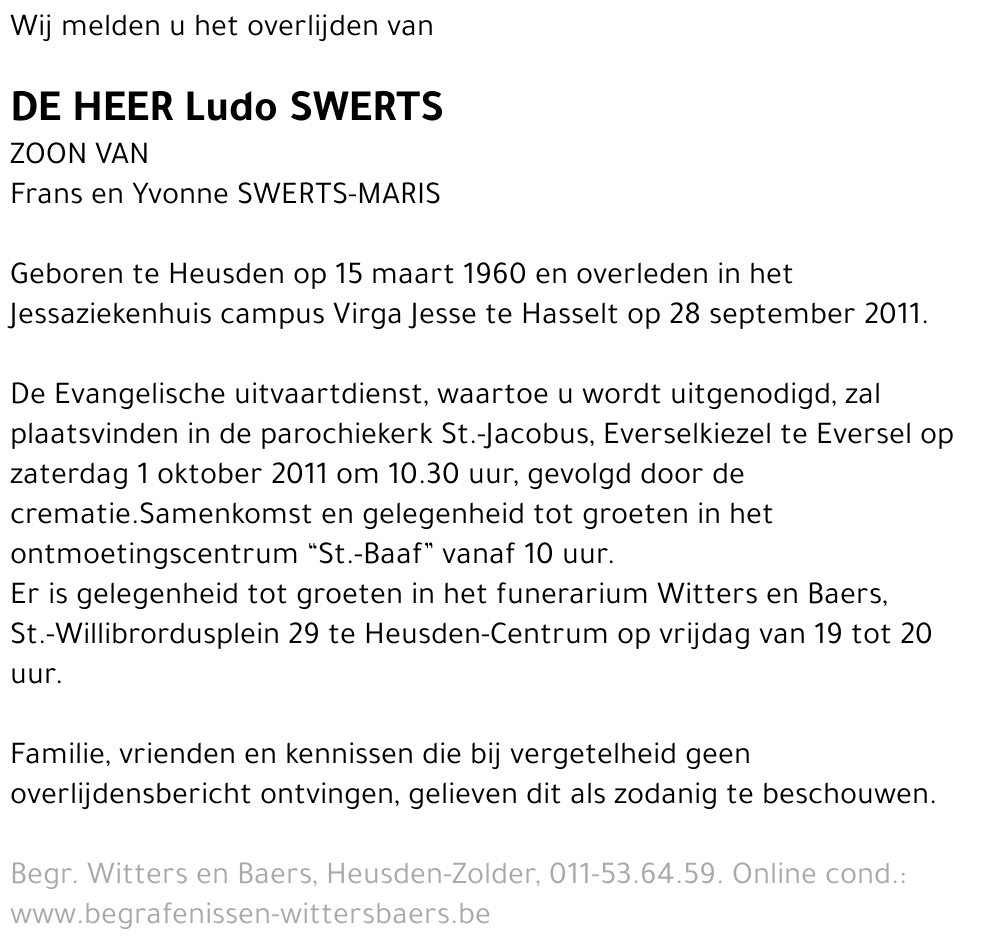 Ludo Swerts