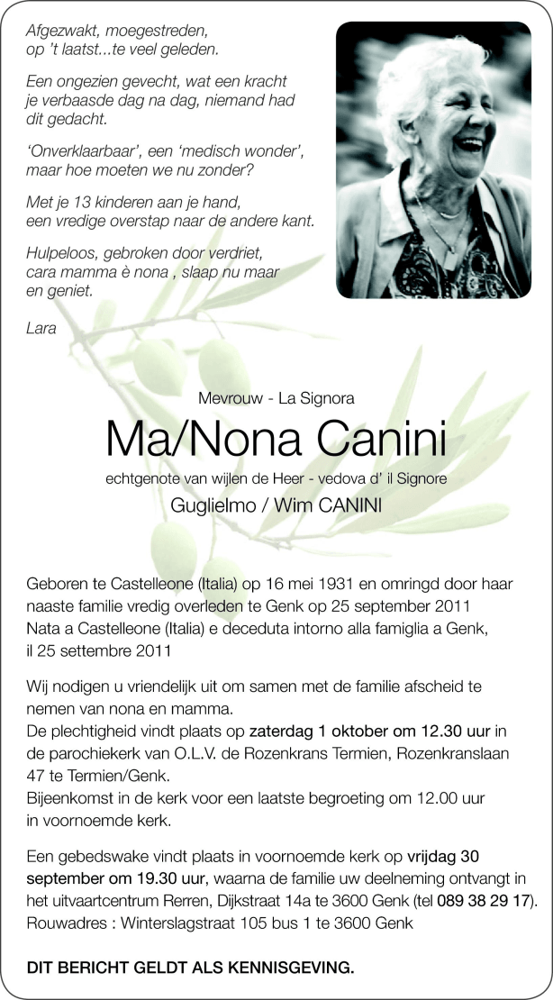 Ma/Nona Canini