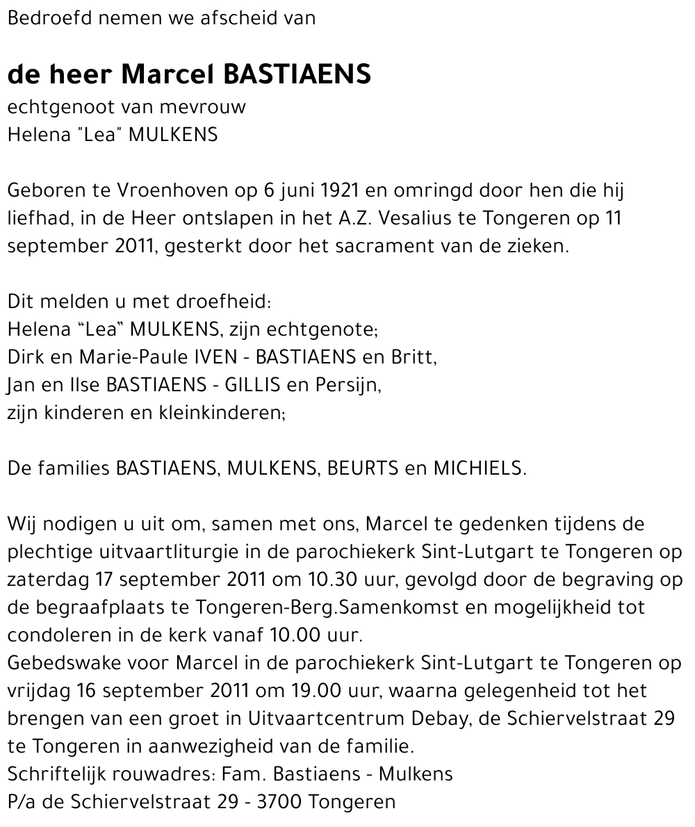 Marcel Bastiaens