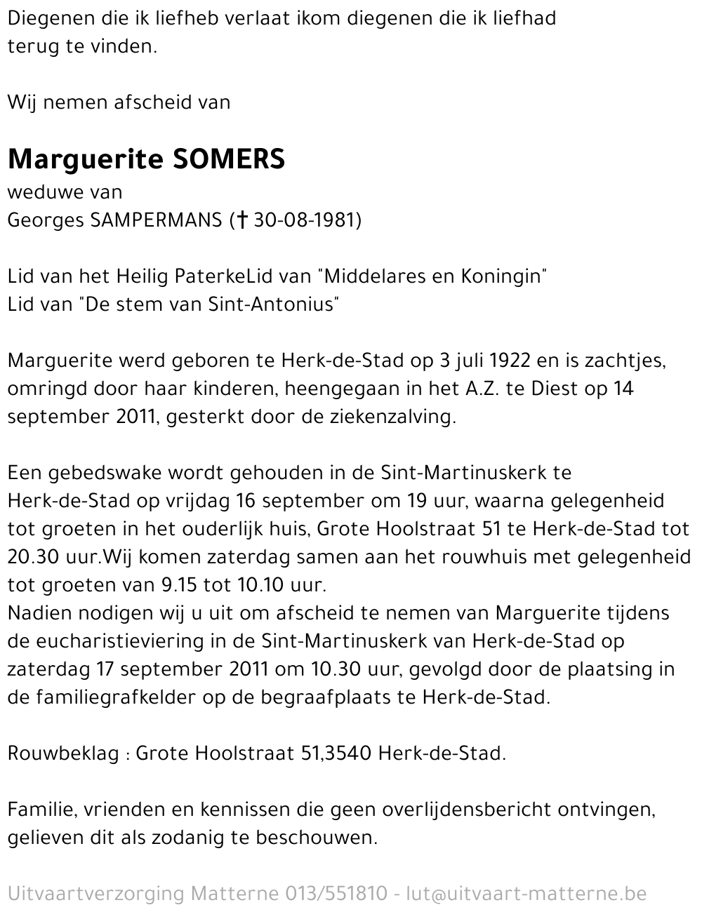 Marguerite Somers
