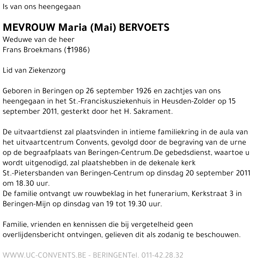 Maria Bervoets