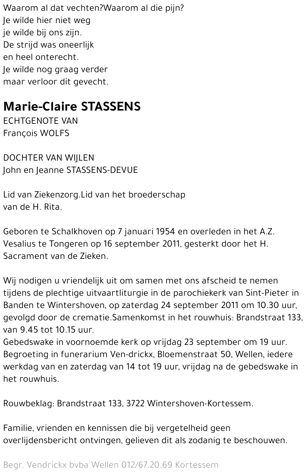 Marie-Claire Stassens