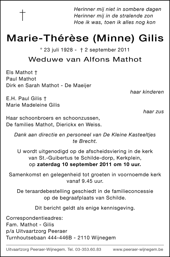 Marie-Thérèse Gilis