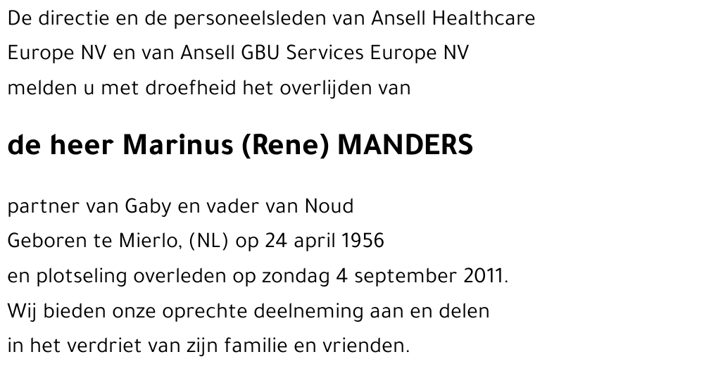 Marinus MANDERS
