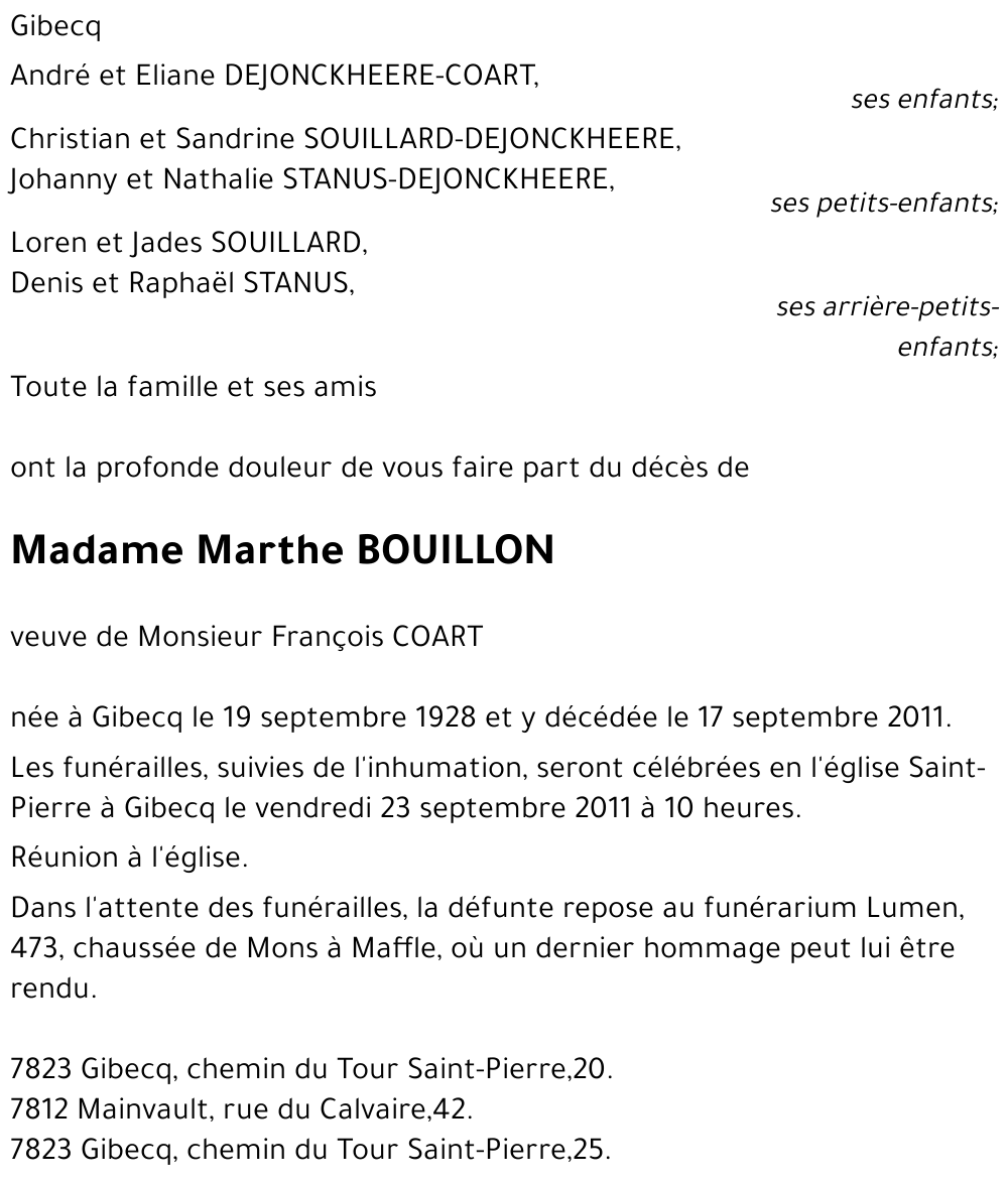 Marthe Bouillon