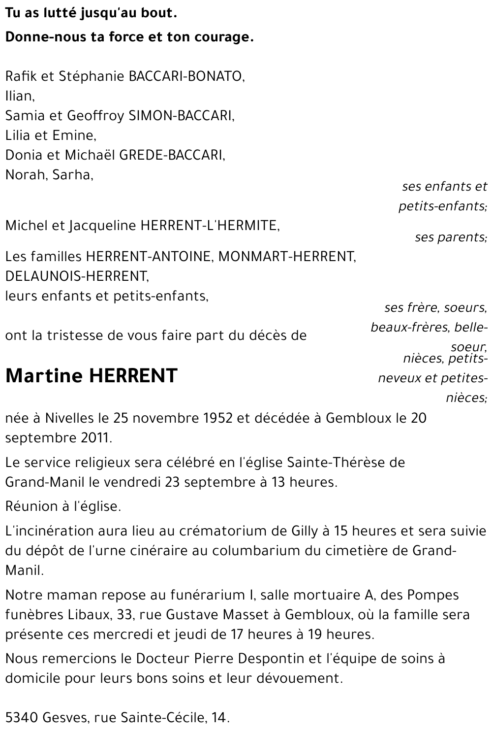 Martine HERRENT