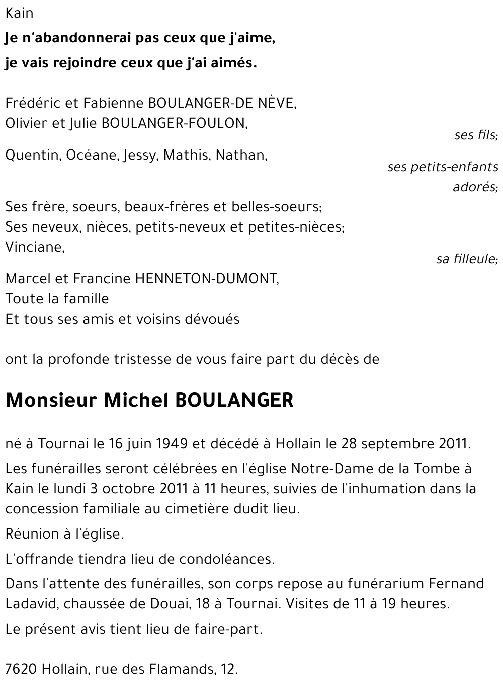 Michel BOULANGER