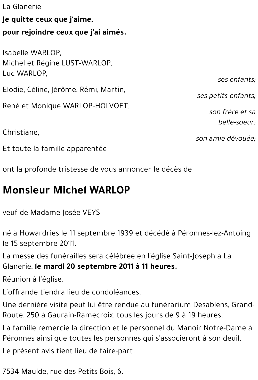 Michel WARLOP
