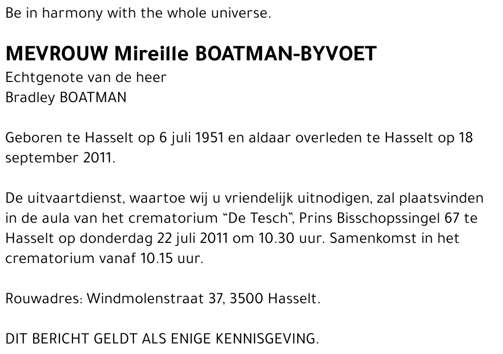 Mireille Boatman-Byvoet