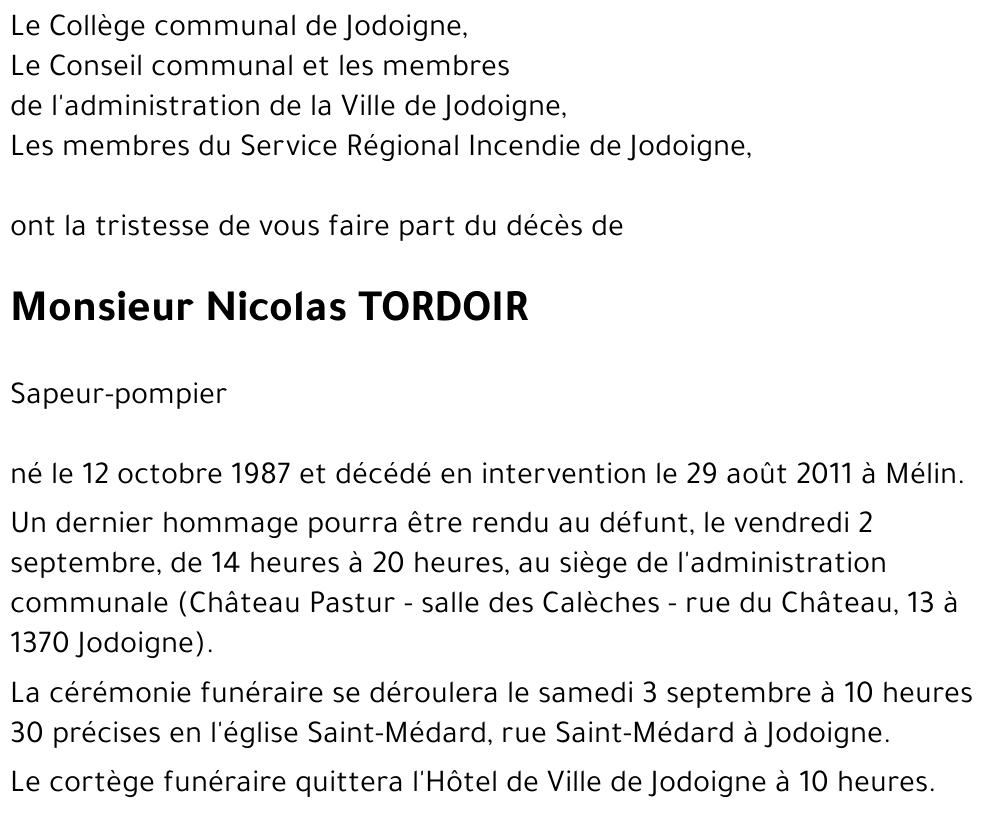 Nicolas TORDOIR