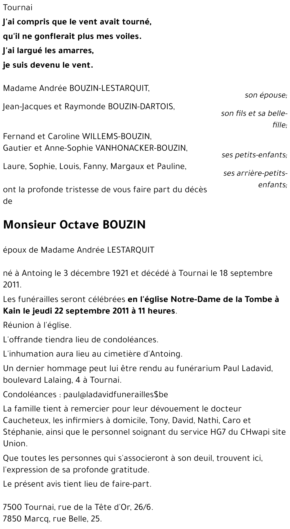 Octave BOUZIN