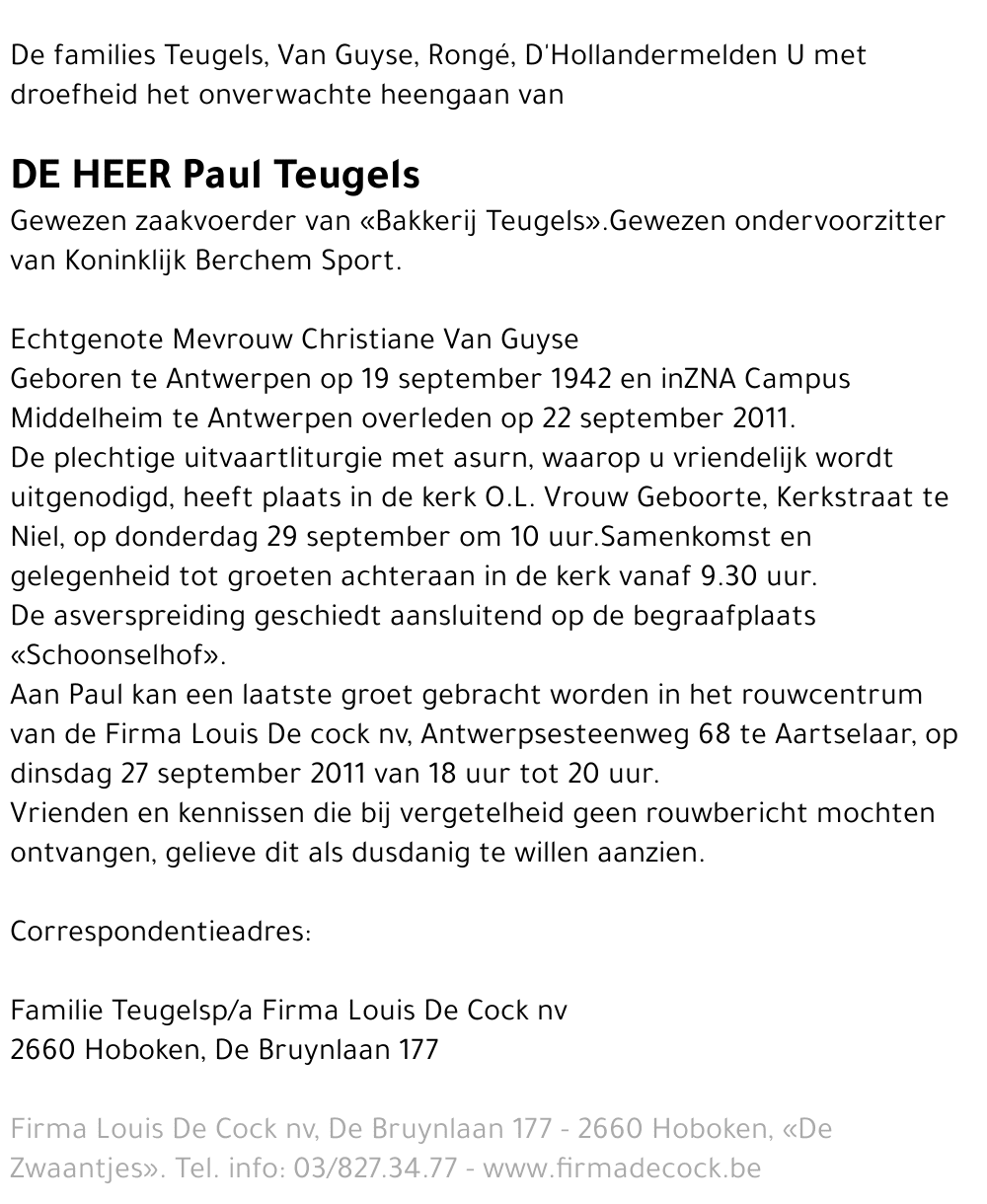 Paul Teugels