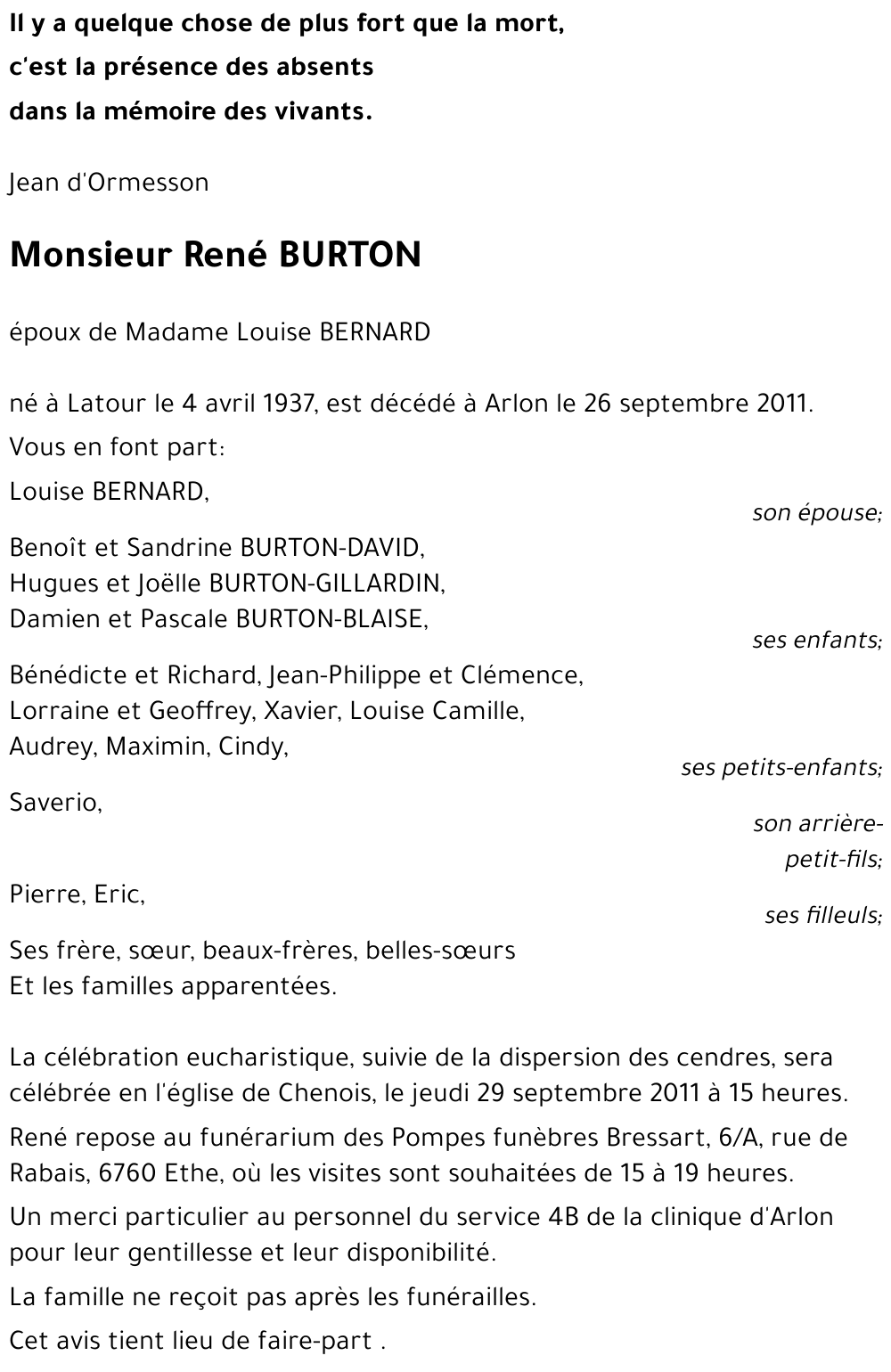René BURTON