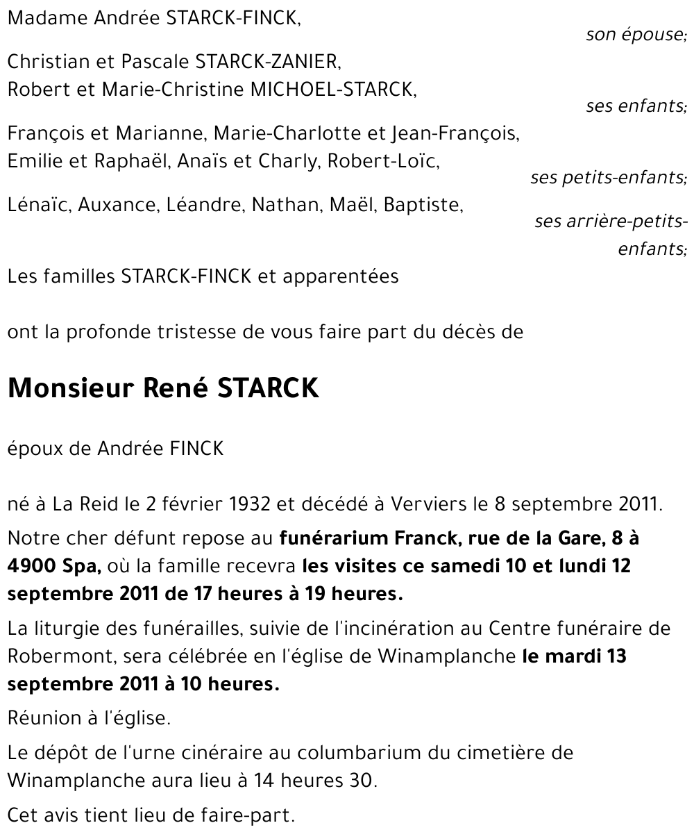 René STARCK