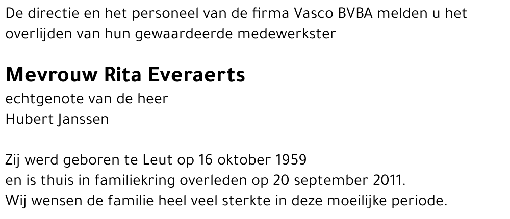 Rita Everaerts
