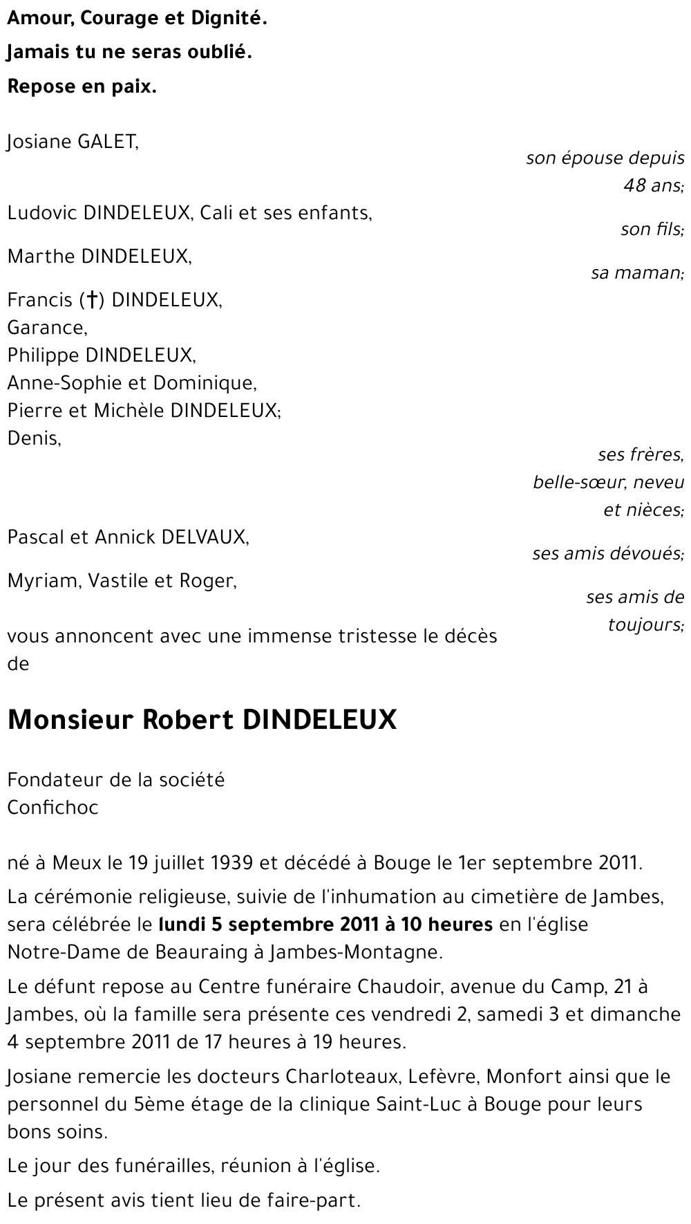 Robert DINDELEUX