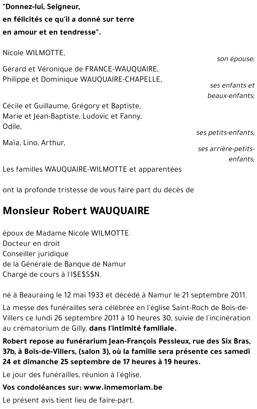 Robert WAUQUAIRE