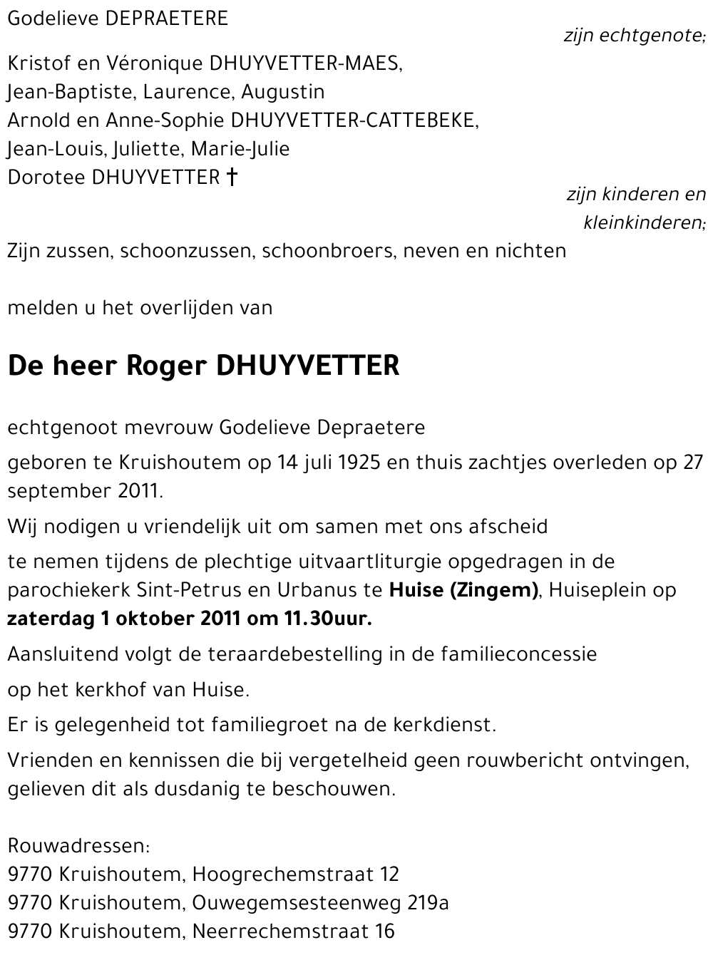 Roger Dhuyvetter