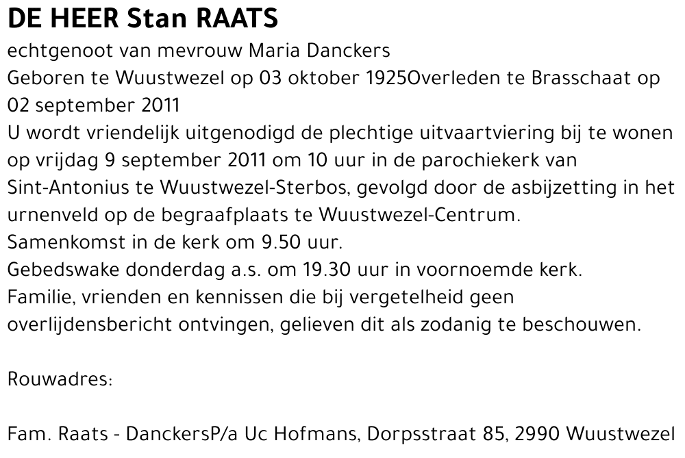 Stan Raats