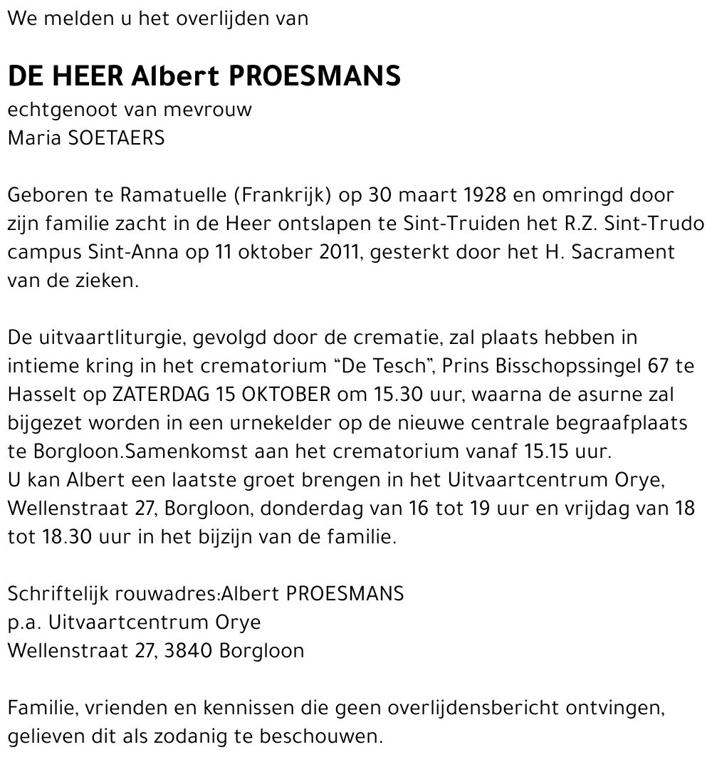 Albert Proesmans