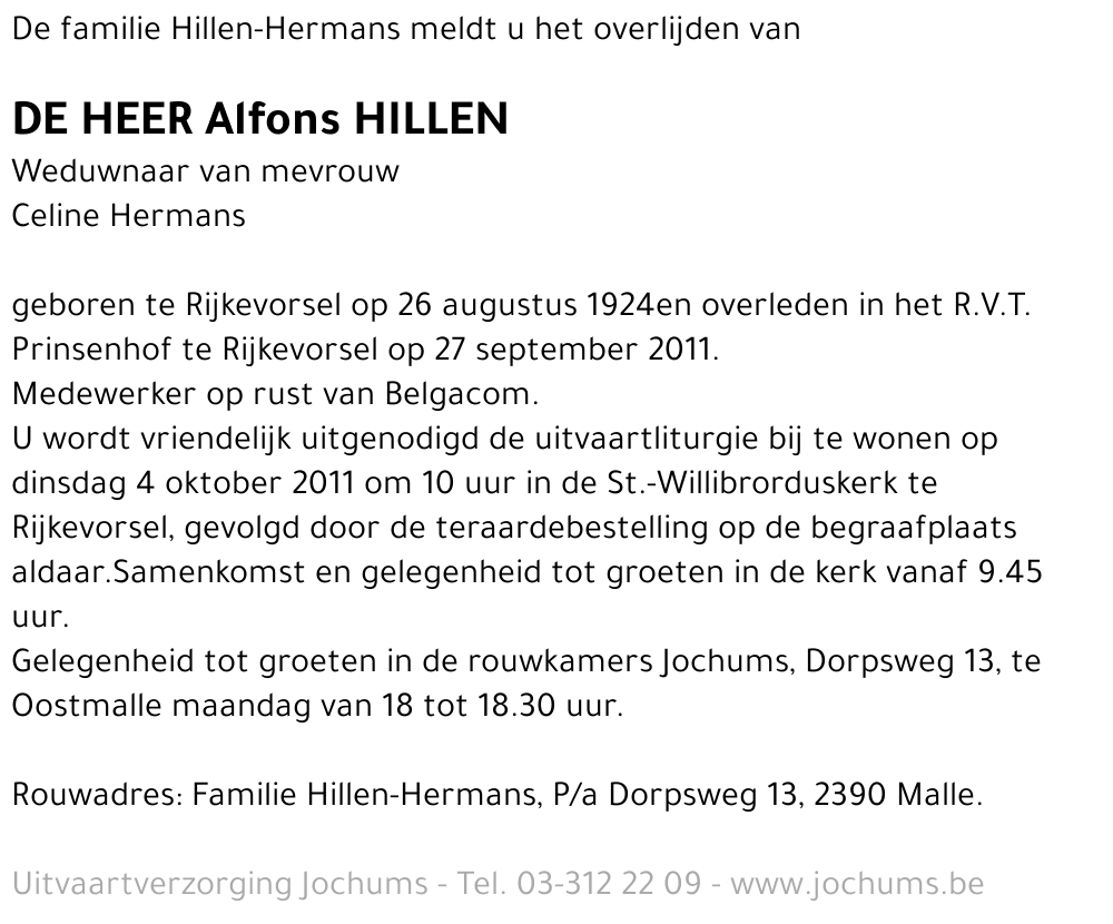 Alfons Hillen