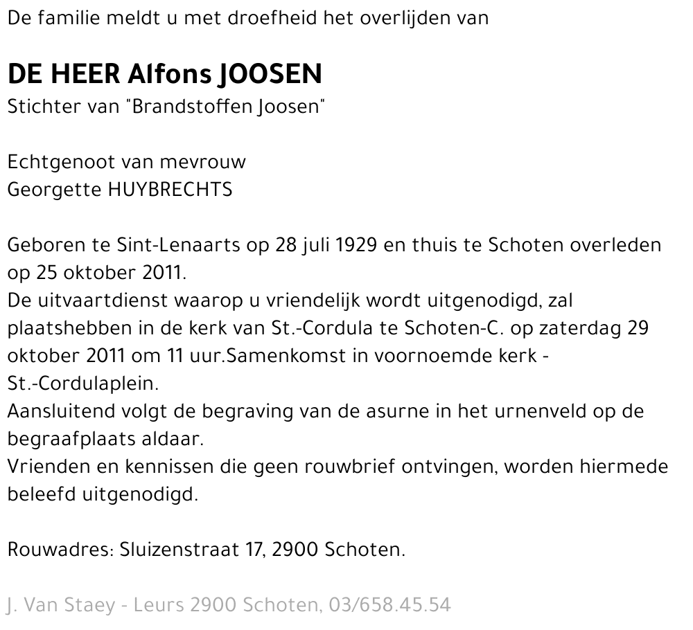 Alfons Joosen