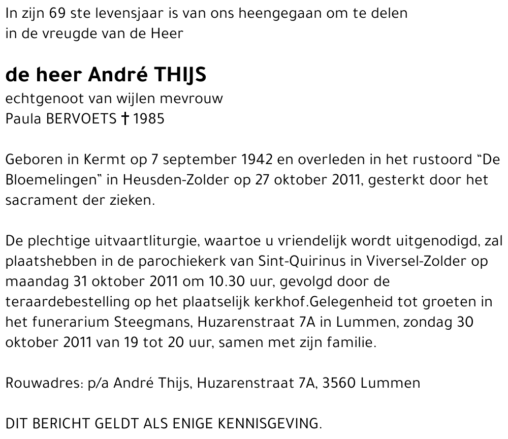 André Thijs