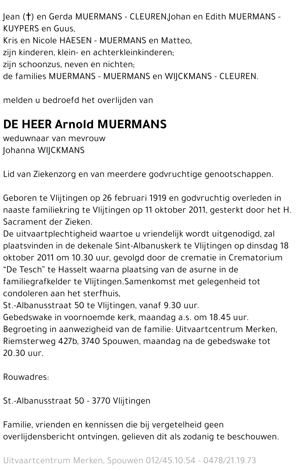 Arnold Muermans
