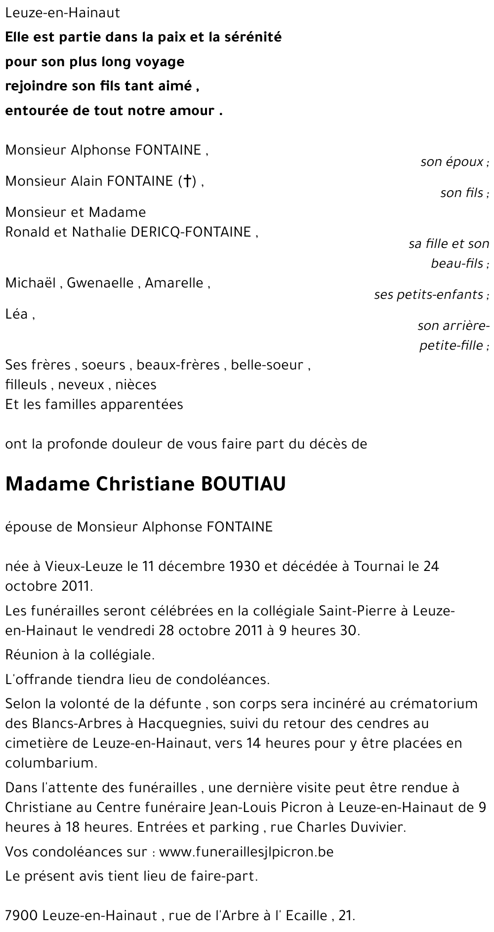 Christiane BOUTIAU