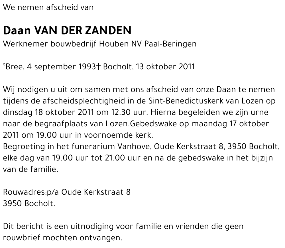Daan van der Zanden
