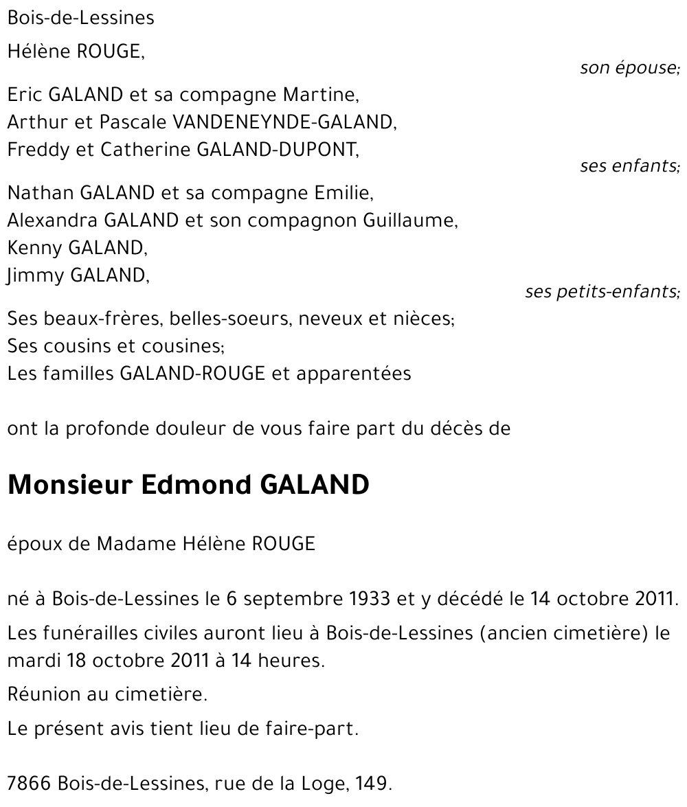 Edmond GALAND