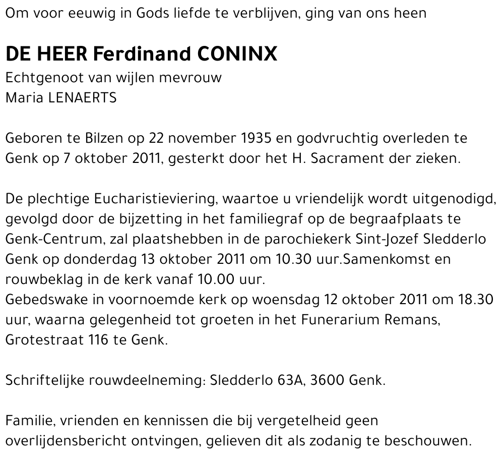 Ferdinand CONINX