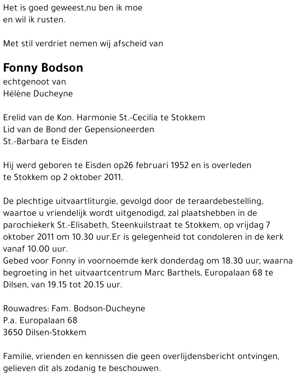 Fonny Bodson