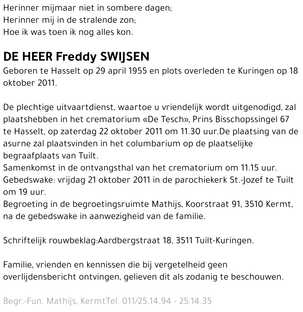 Freddy Swijsen