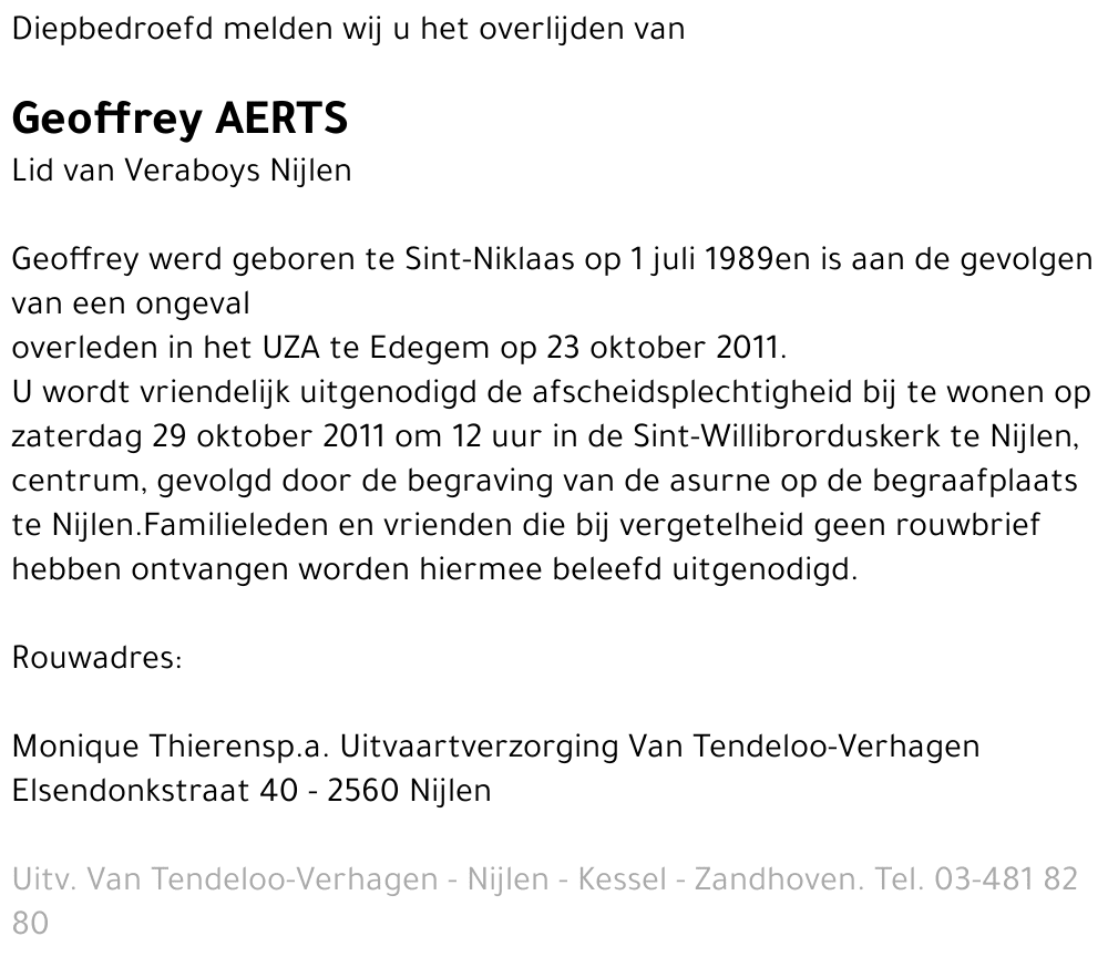 Geoffrey Aerts