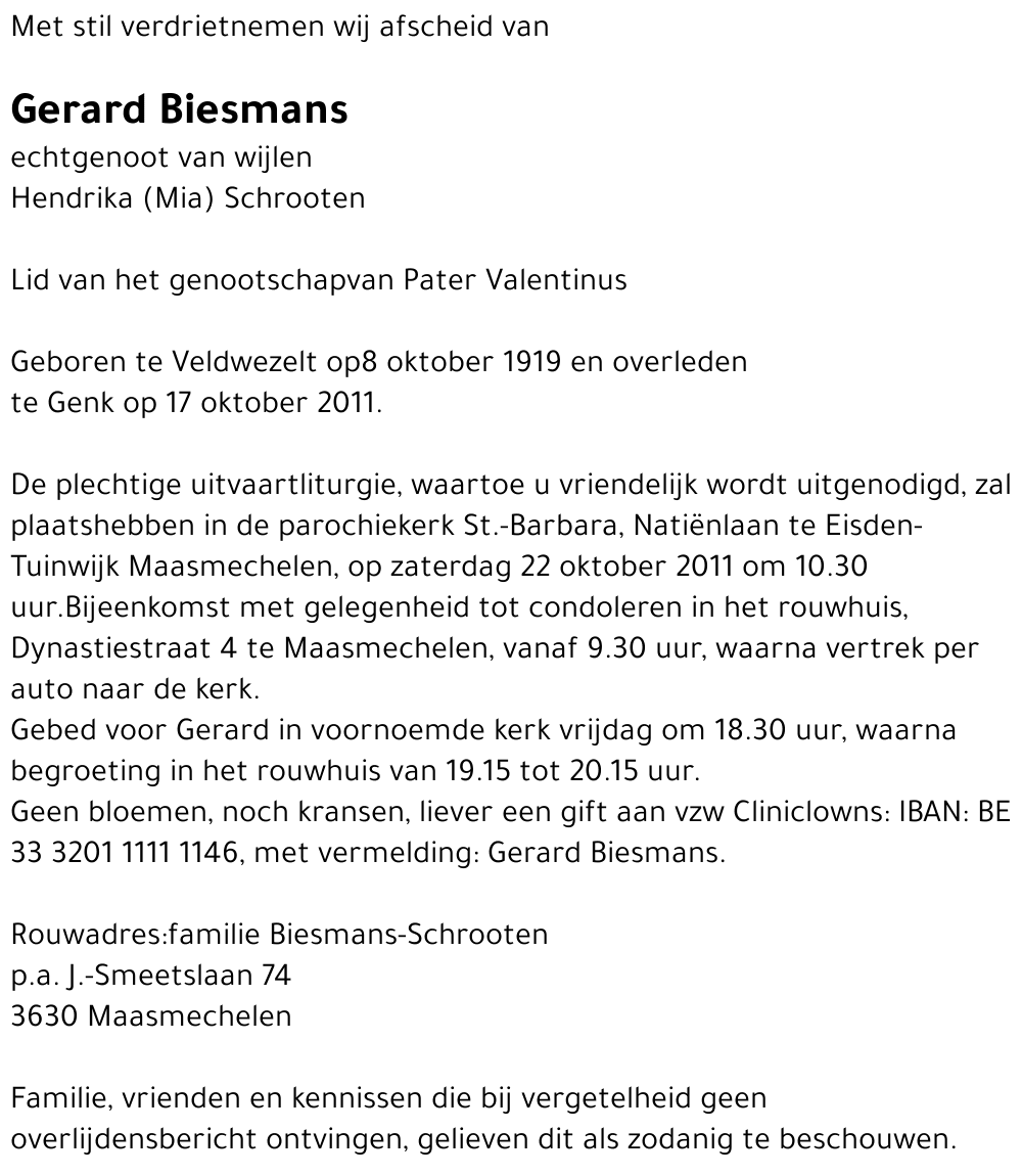 Gerard Biesmans