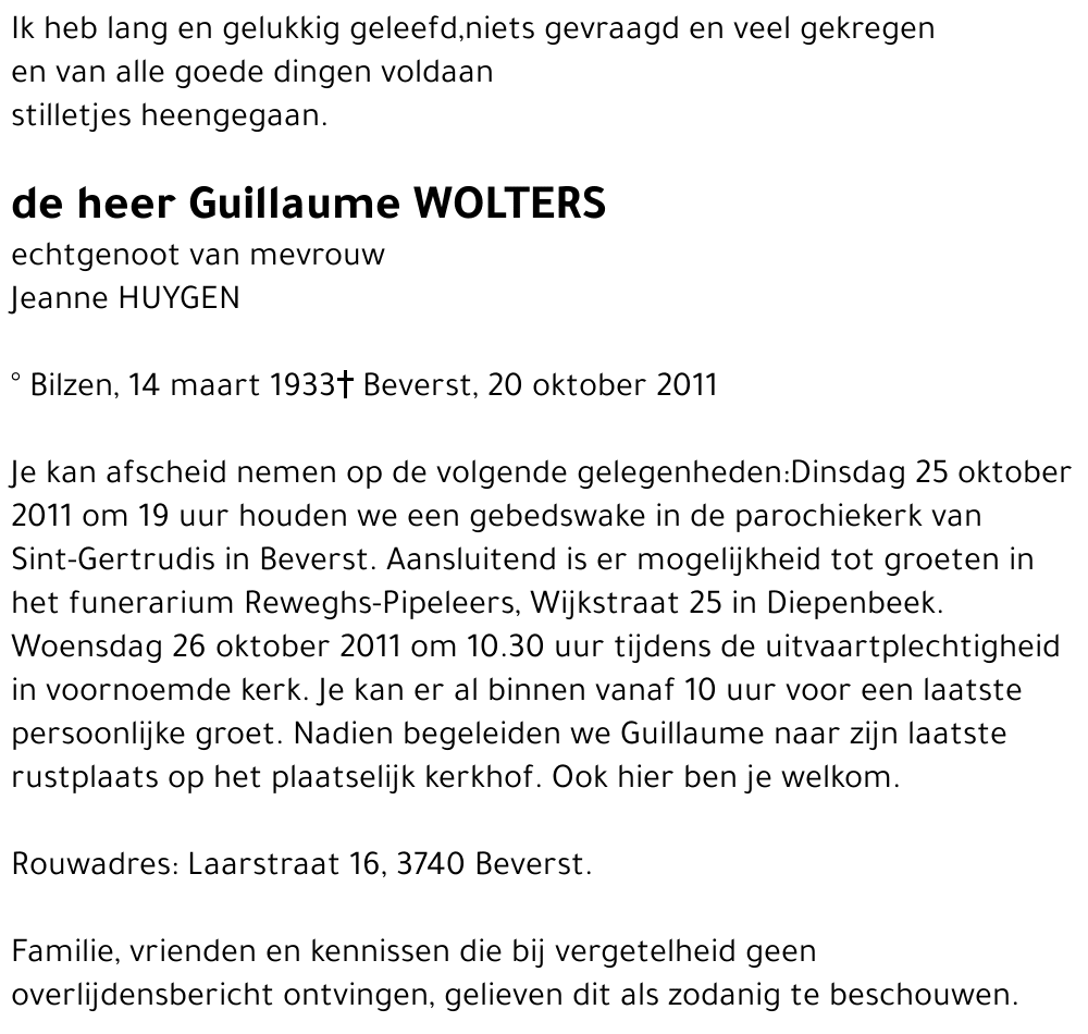 Guillaume WOLTERS
