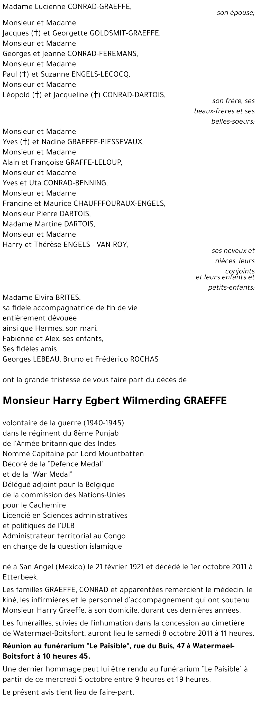 Harry Egbert Wilmerding GRAEFFE