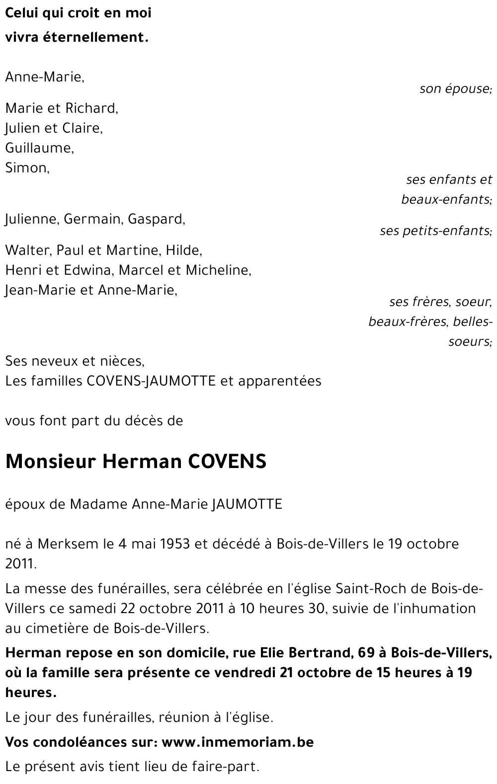 Herman COVENS