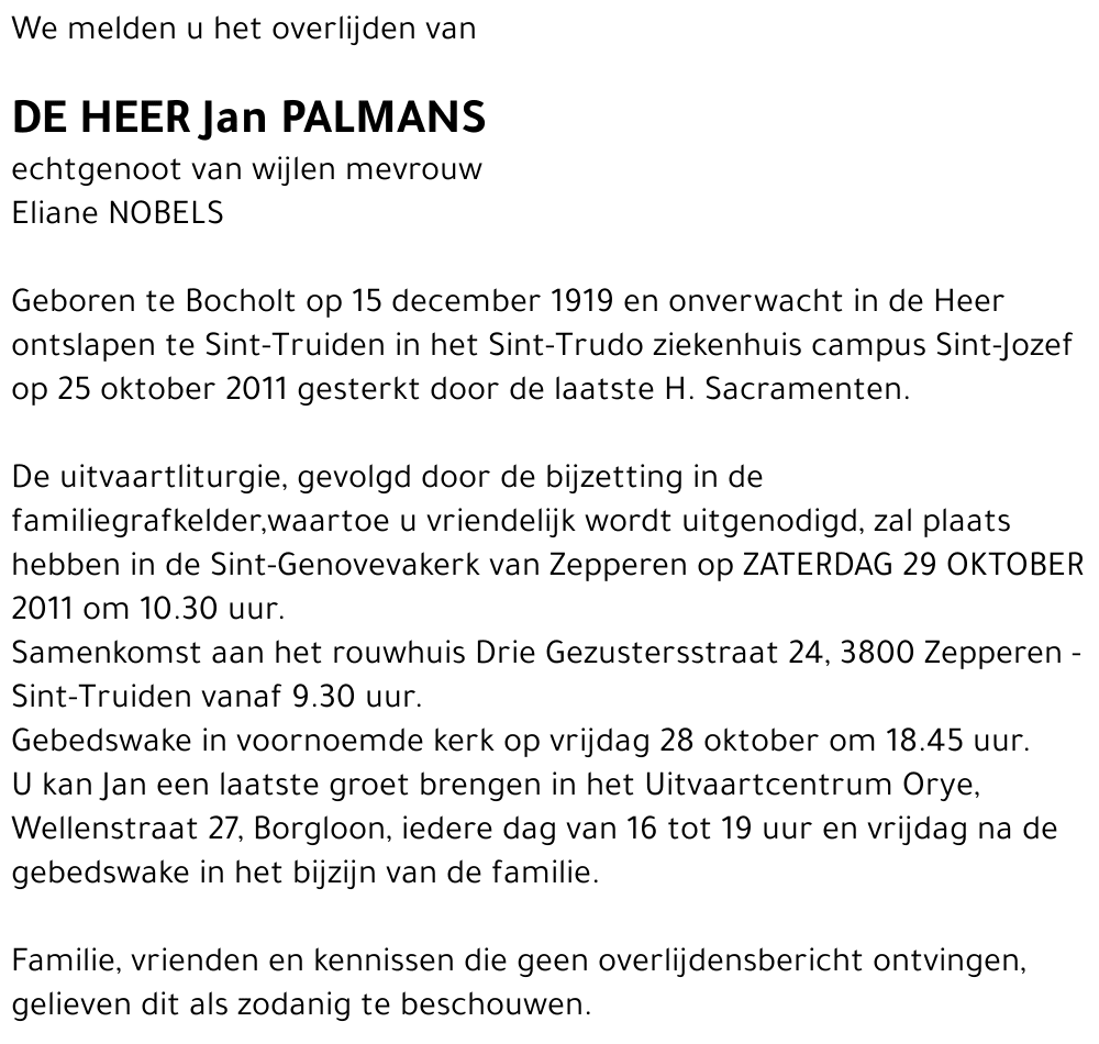 Jan Palmans