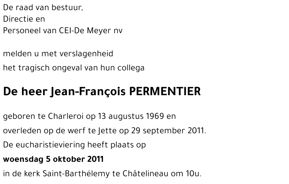 Jean-François PERMENTIER
