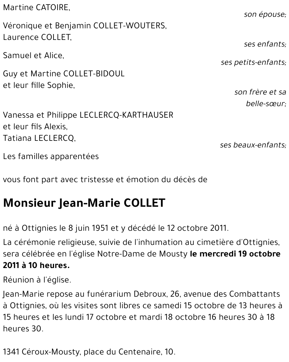 Jean-Marie COLLET