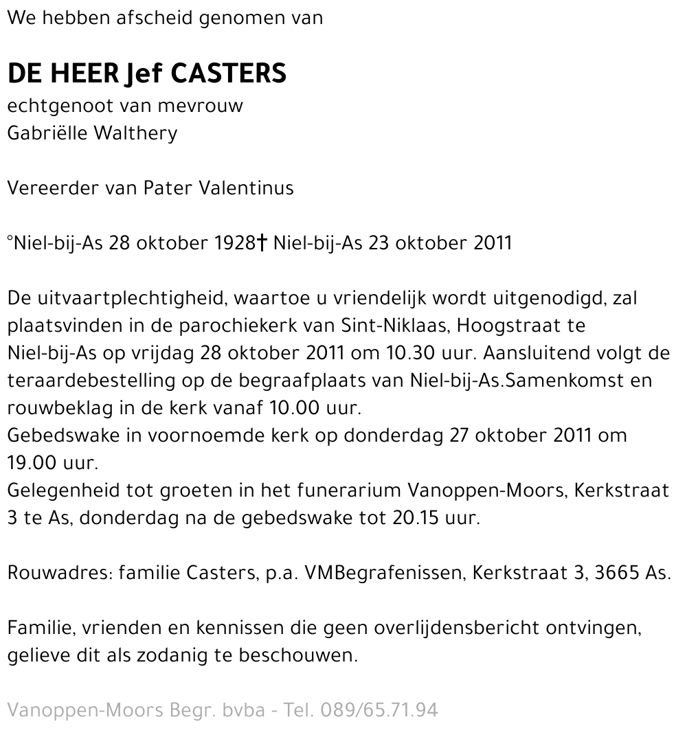 Jef Casters